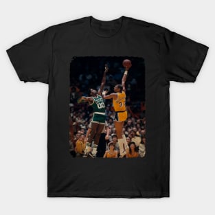 Kareem Abdul Jabbar vs Robert Parish NBA Finals 1985 T-Shirt